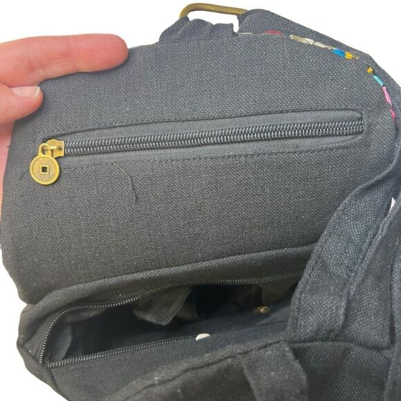 Boho Embroidered Backpack Purse - Picture 11 of 15